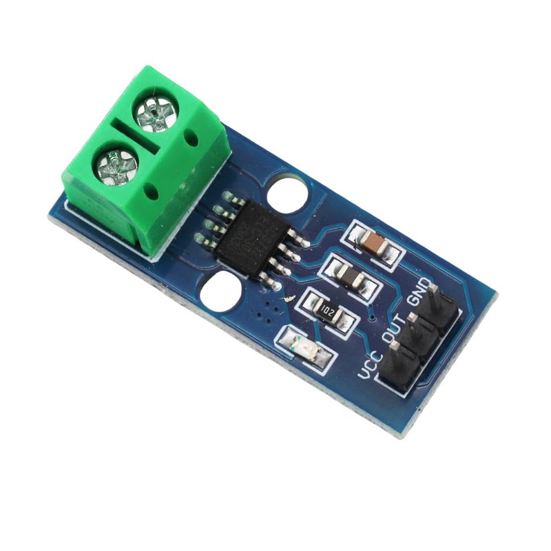 Ferwooh ACS712 30A Range Power Sensor Module Chip ACS712ELC-30A Current Sensor Module Hall Sensor Measurement Module with Power Indicator for Arduino (Pack of 3PCS) - Image 3